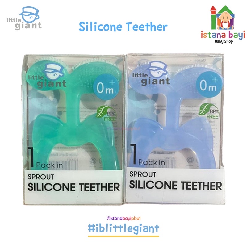 Little Giant Sprout Silicone Teether LG.1207- Gigitan bayi