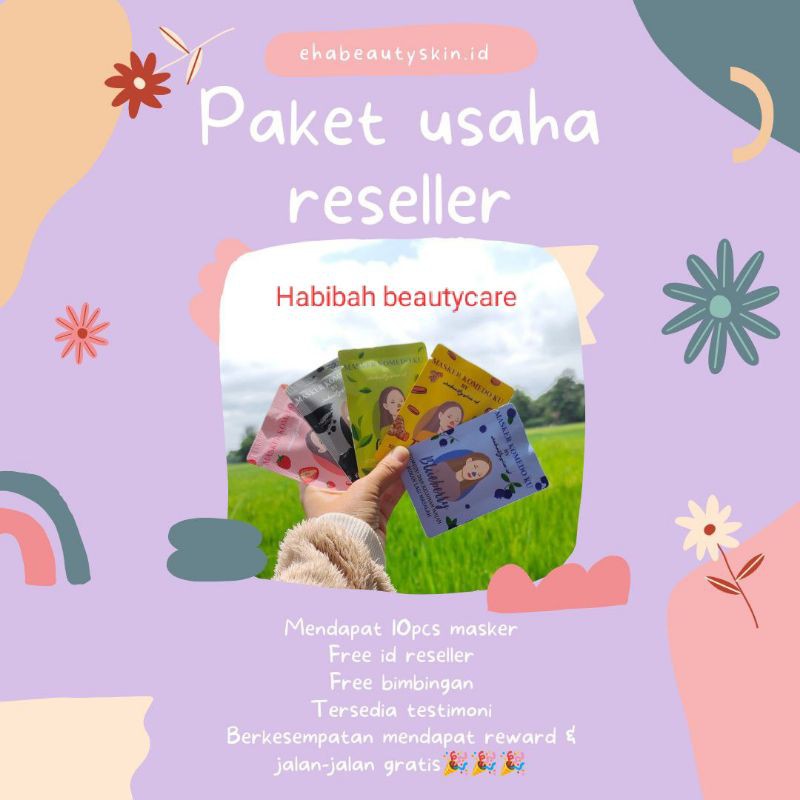 [FREE GIFT] PAKET USAHA RESELLER 10pcs MASKER KOMEDOKU BY EHASUWARDI ORIGINAL