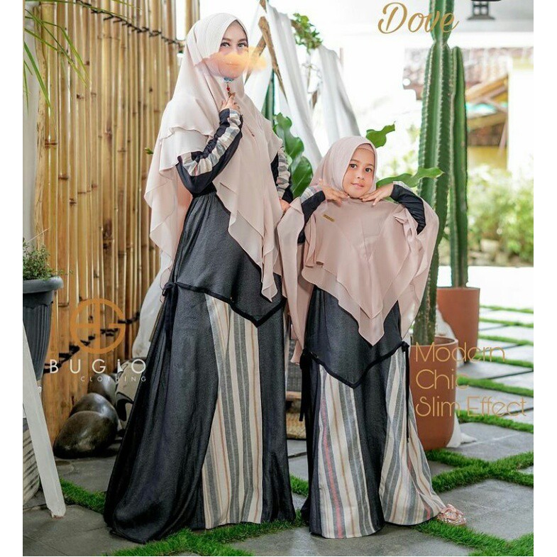 [BUGIO CLOTHING] GAMIS SYARI / DRESS ONLY " FAIQA KIDS & MOM " By bugio Clothing