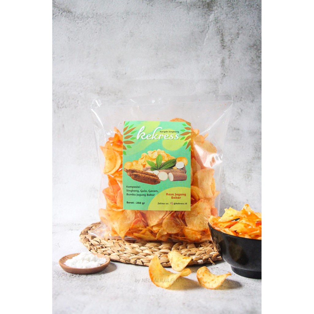 

Keripik Singkong - Cemilan - SNACK - Makanan Ringan - Keripik - WFH - PSBB - Kekress Jagung Bakar