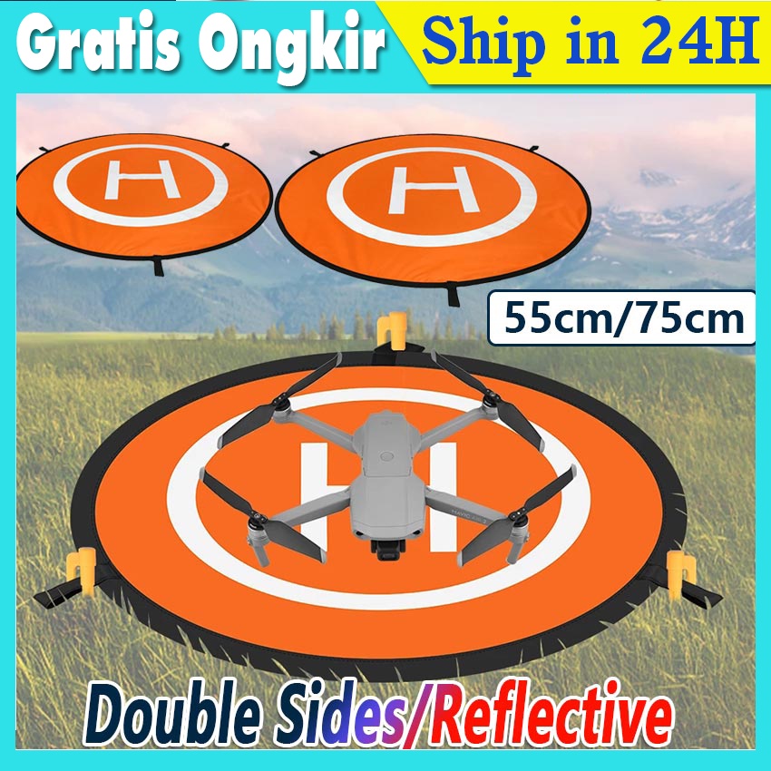 55 75cm landing pad helipad lipat untuk dji spark dji mavic pro drone rc quadcopter