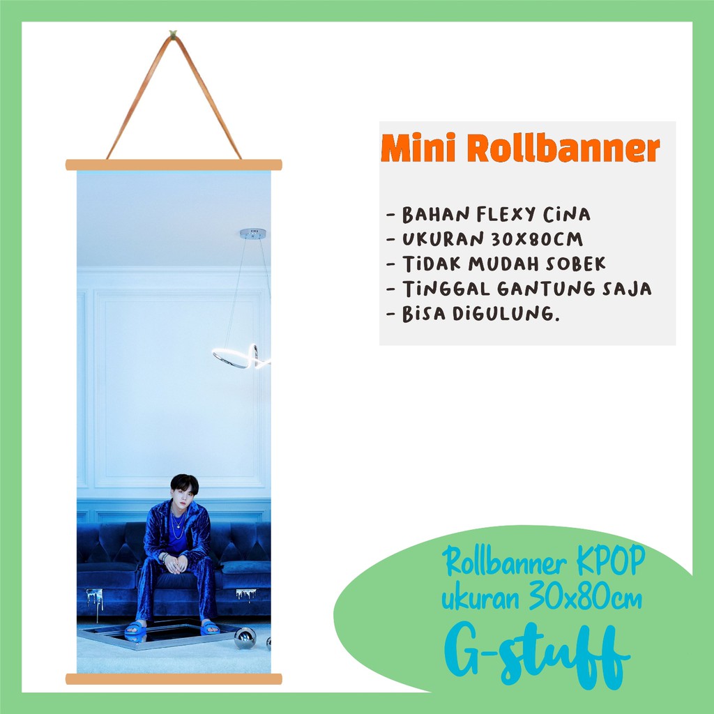 Mini Roll Banner Suga BTS