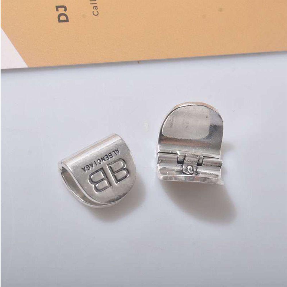 Mxbeauty Anting Wanita Temperamen Sederhana Dan Serbaguna Manset Telinga Retro Geometris Ins Gaya Logam Gaya Korea Anting