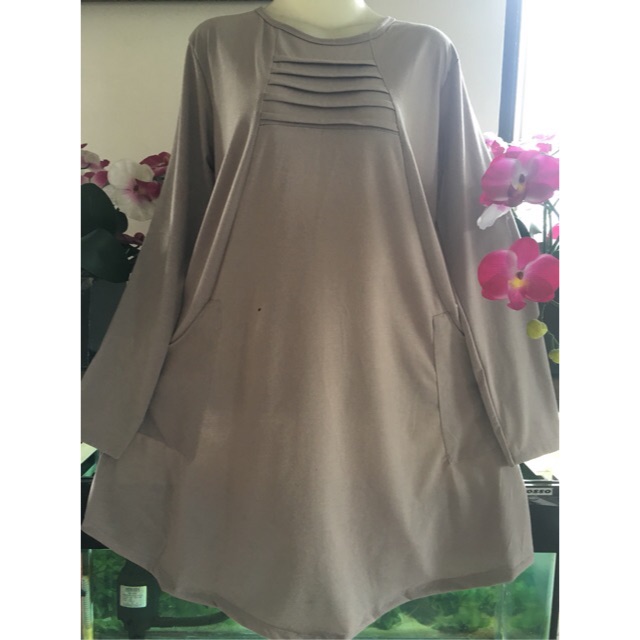 BLOUSE MUSLI POLOS (065 polos)