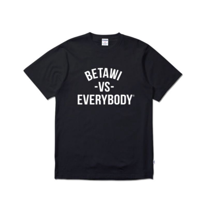 KAOS DISTRO BETAWI VS EVERYBODY II KAOS COSTUM BISA RIQWES NAMA KOTA SENDIRI