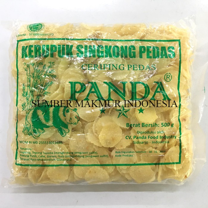 KERUPUK / CERIPING Singkong Cap Panda 500 GRAM - ECERAN