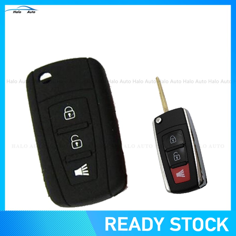 Case Cover Kunci Mobil Bahan Silikon untuk Remote Tombol Proton exora 3