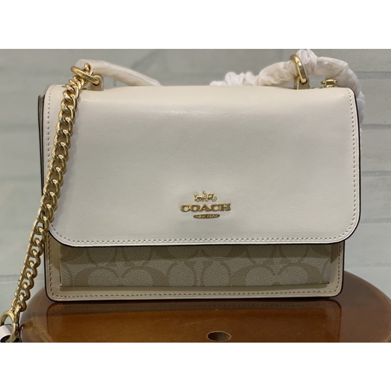 coach klare crossbody in signature canvas