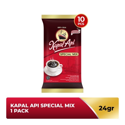 

Kapal Api Kopi Bubuk Instan Special Mix 10 x 24 g