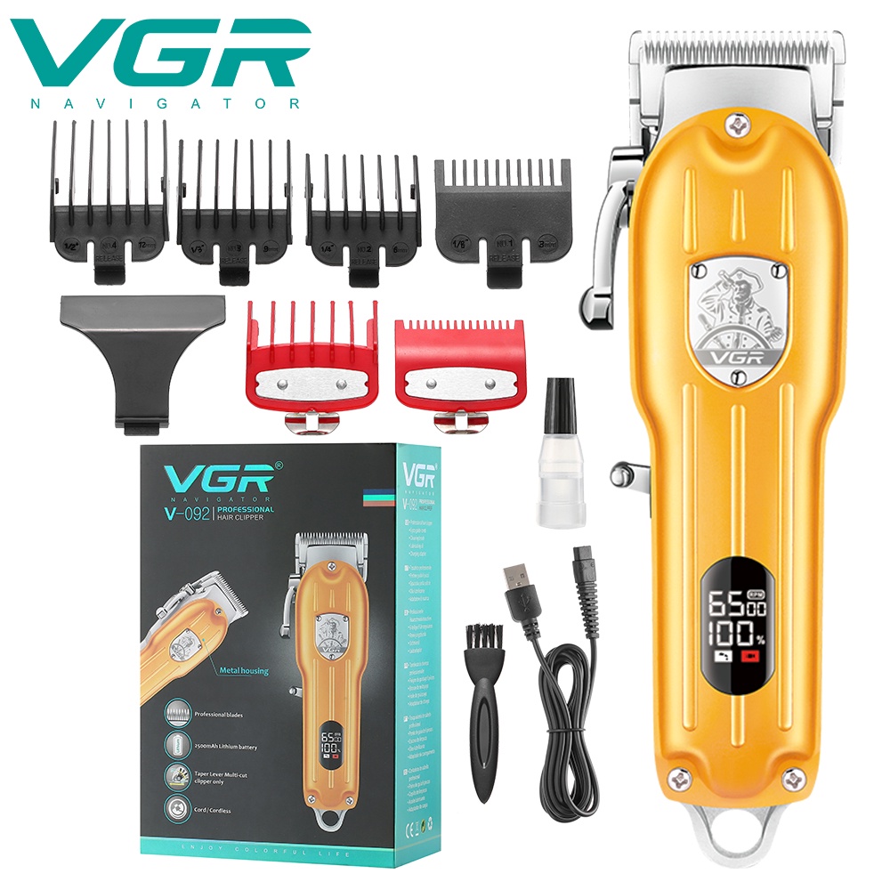 VGR Alat Cukur Rambut V-092 Hair Clipper Elektrik