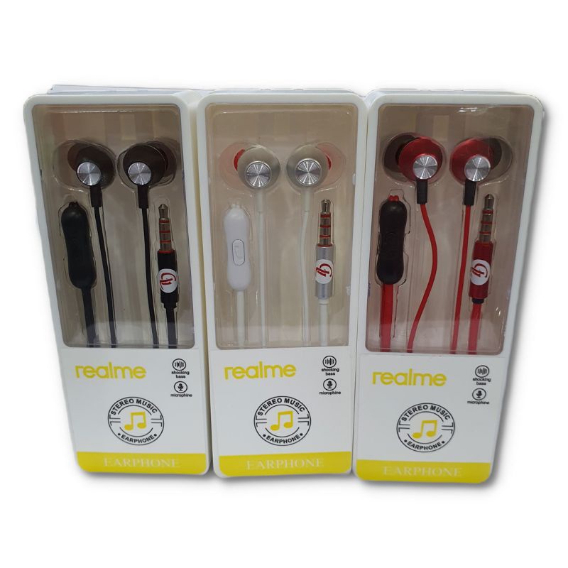 Handsfree Original Realme packing box
