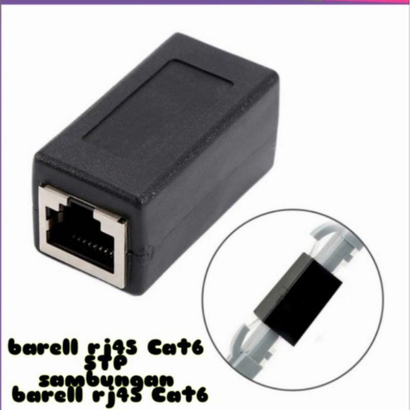 SAMBUNGAN Barel RJ45 Cat6 STP/Conector STP RJ45 Cat6