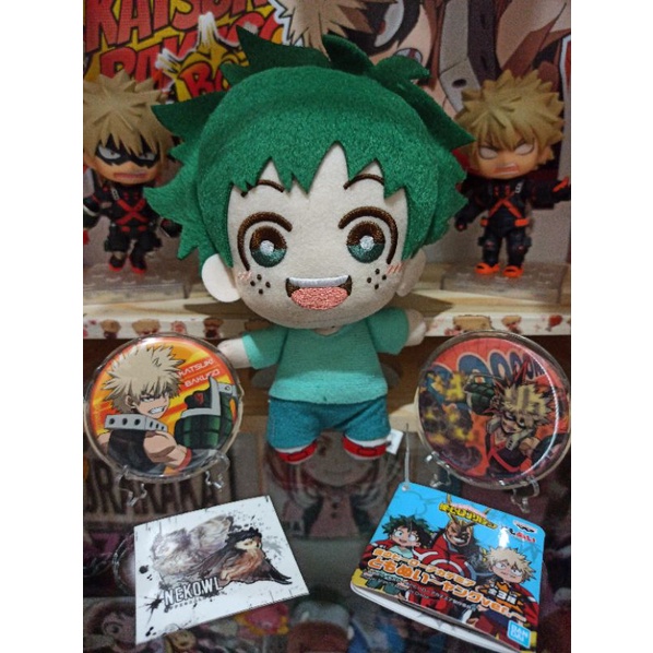 Banpresto Tomonui Izuku Midoriya / Deku BNHA My Boku No Hero Academia MHA Plushie Doll Keychain Offi