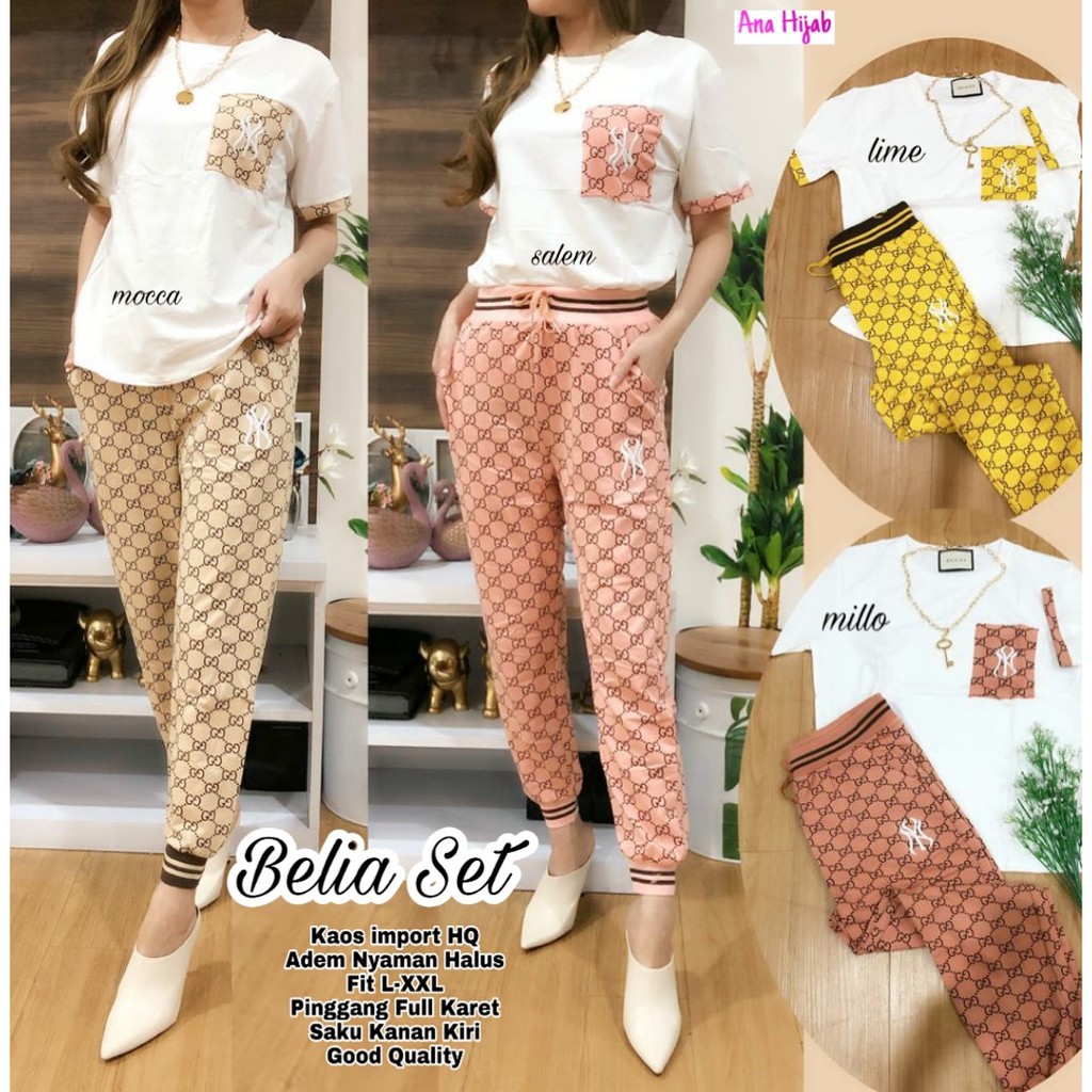 celana belia set