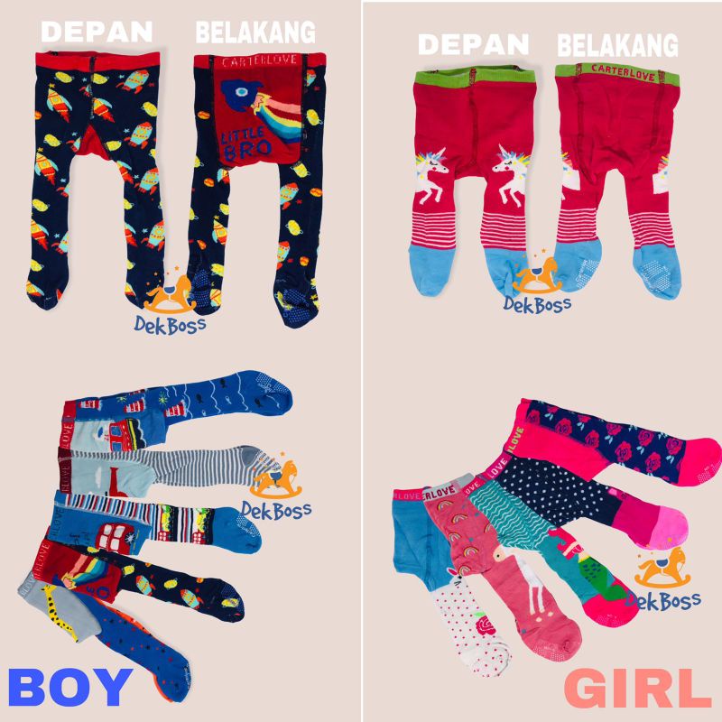 [BOY/GIRL] Legging bayi tutup kaki anti slip legging anak leging bayi perempuan celana tutup bayi