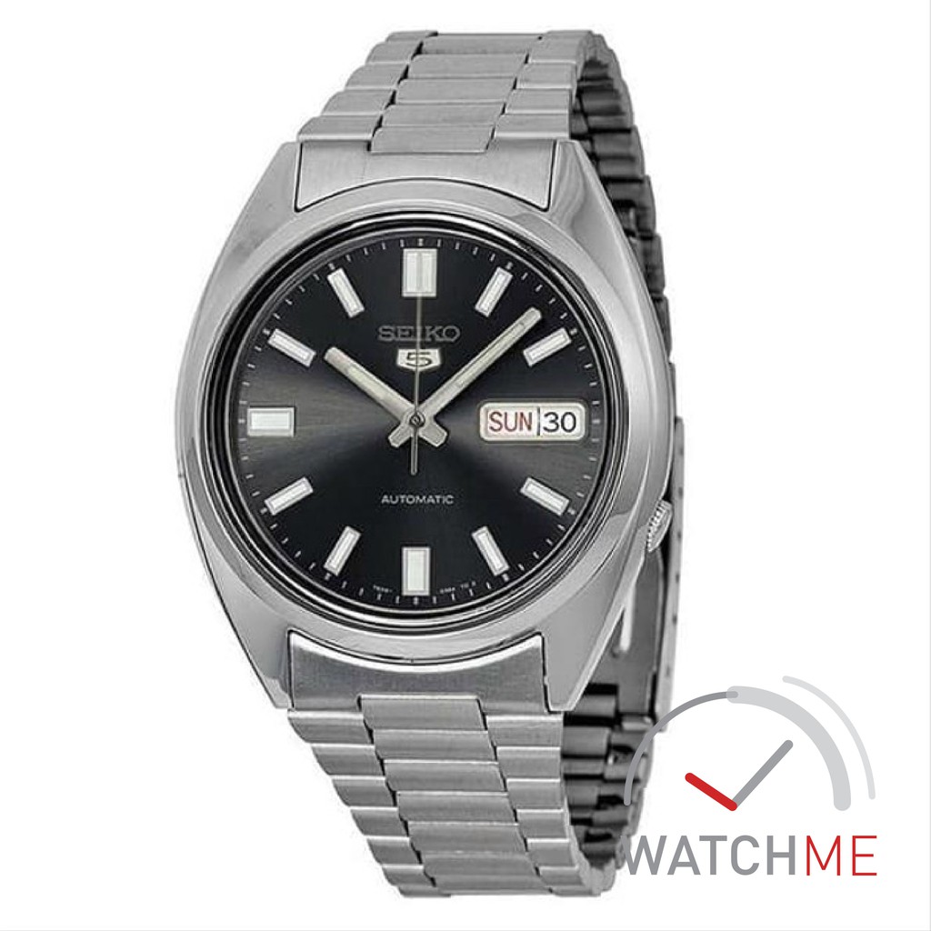 Jam Tangan Pria Seiko 5 SNXS79K1 Automatic Black Dial 30m Stainless Steel Original Bergaransi Murah