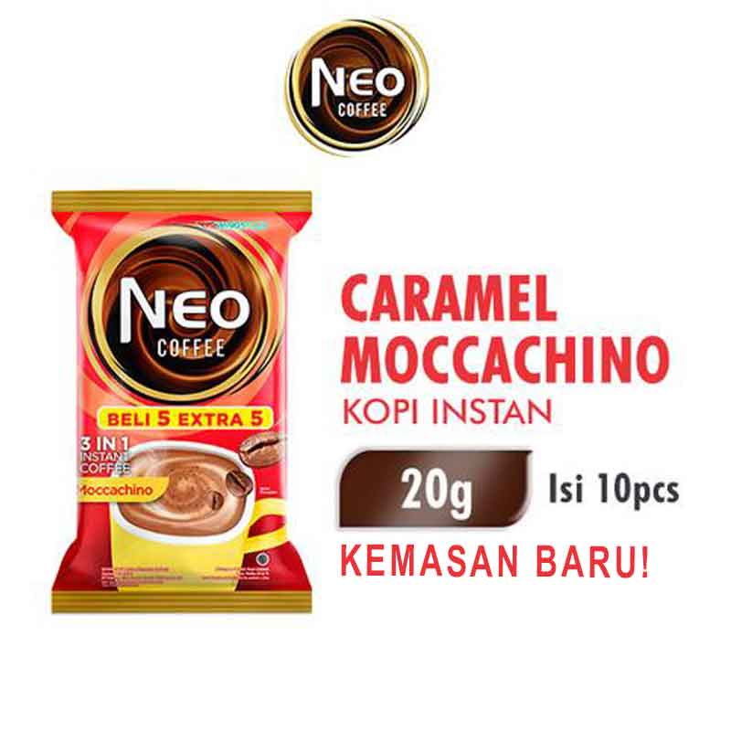Kopi / Neo caffee / 3 in 1 / isi 6+3 / Kopi instan / Moccachino