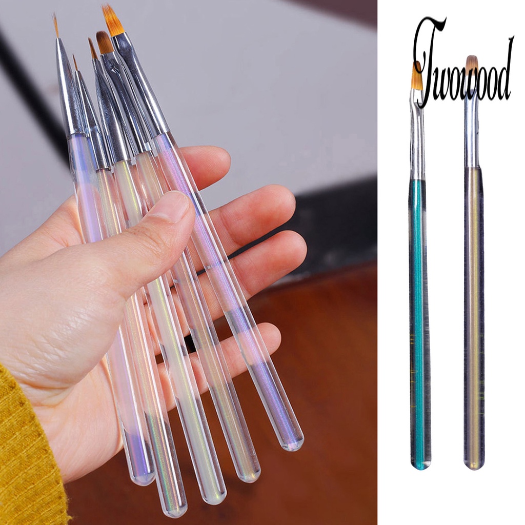 Brush Pen Lukis Bubuk Akrilik Gel UV Multifungsi Untuk Nail Art