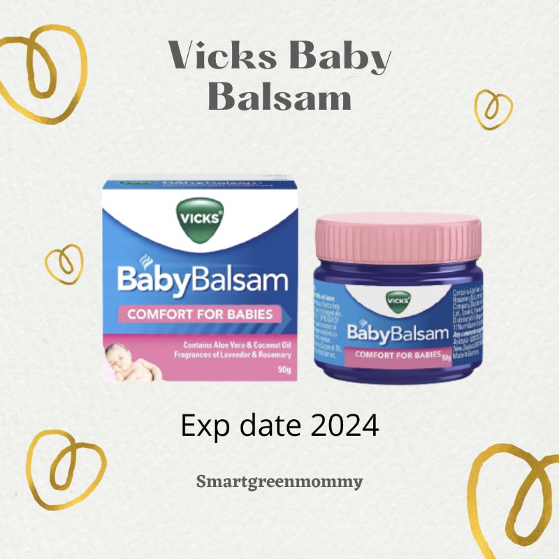 Vicks Baby Balsam / Vicks Vaporub 10 gr obat Batuk Pilek Flu Anak