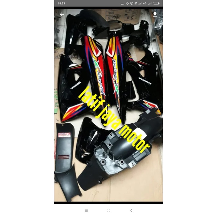 bodi full karisma x 125 d hitam