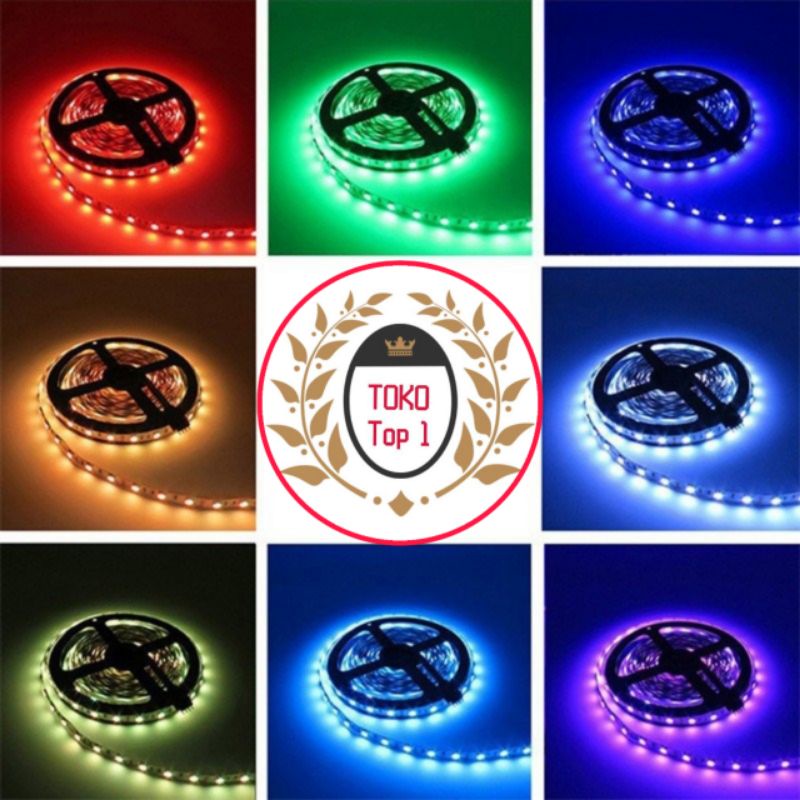 lampu led strip 3528/2835 ip44 5m 12v dc /waterproof lampu plafon lampu etalase