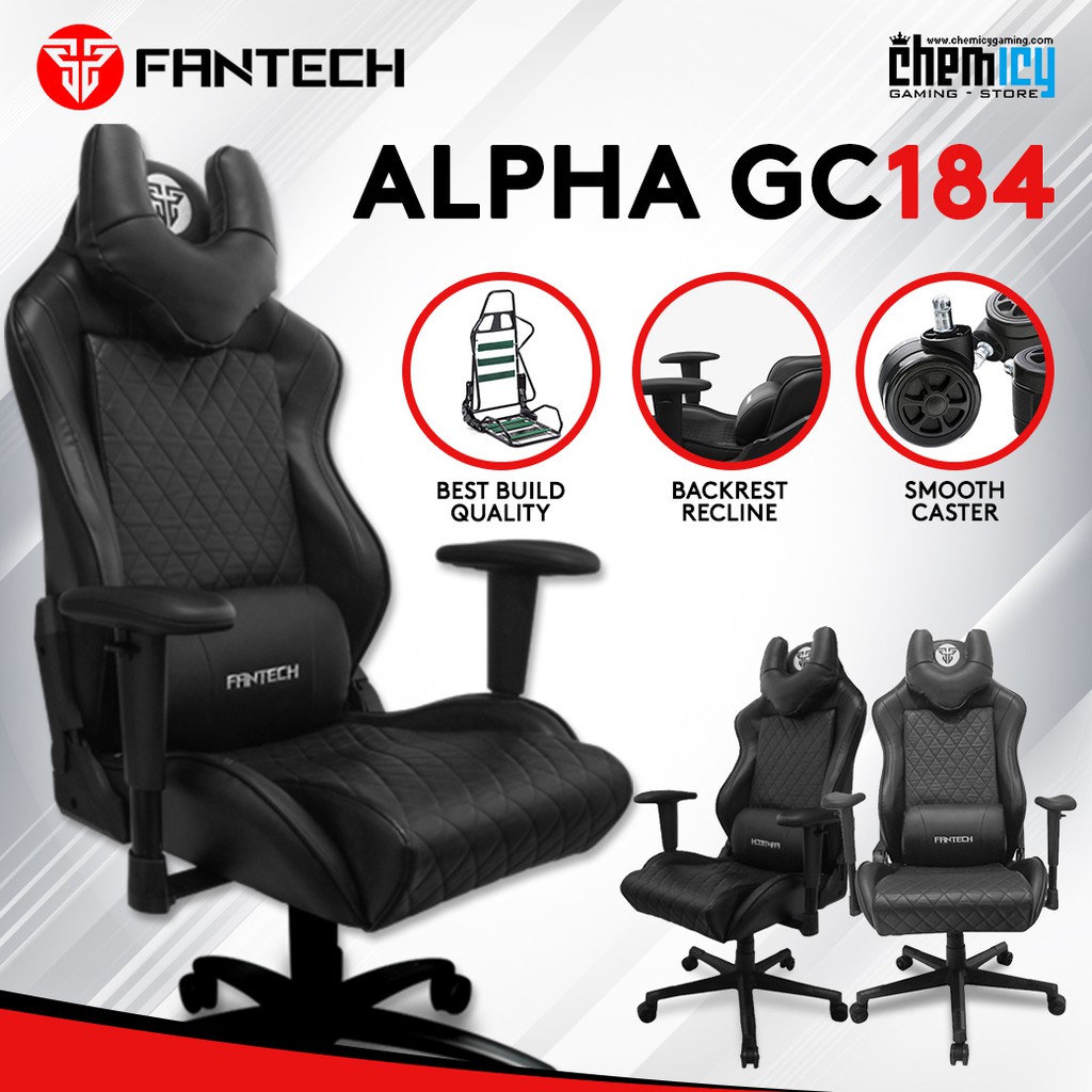 Fantech Alpha Gc184 Gc 184 Gaming Chair Kursi Gaming Shopee Indonesia