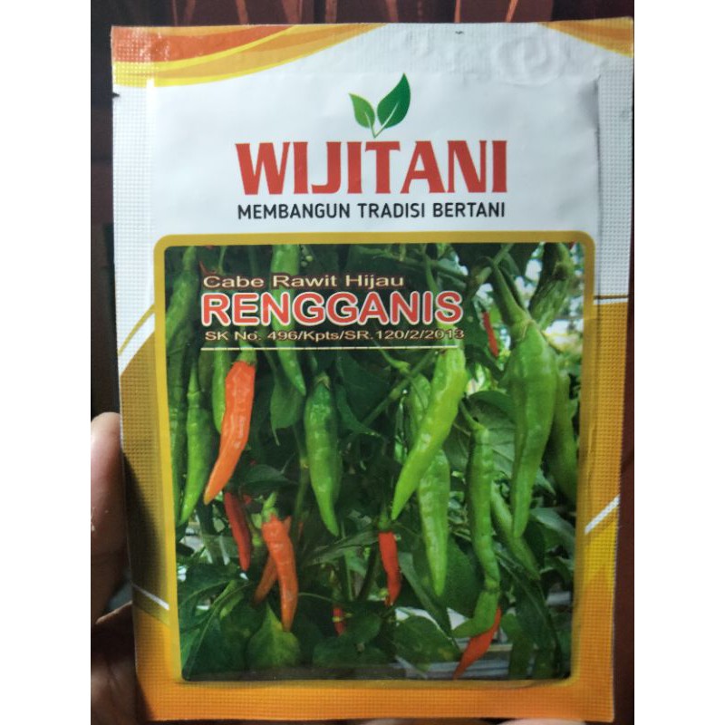 Benih cabai rawit hijau Rengganis (bisa COD)