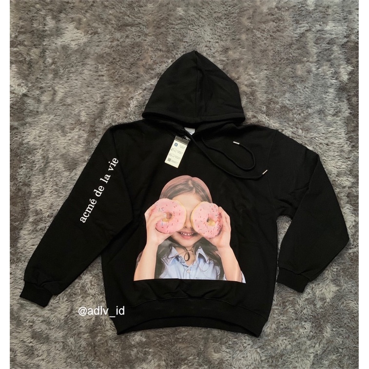 Acme De La Vie ADLV Baby Face Hoodie Black Donut 3