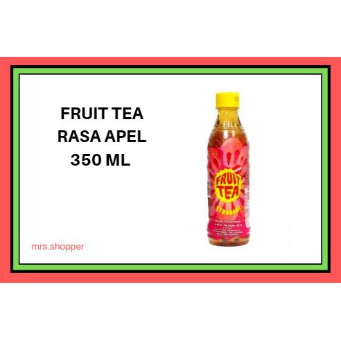 

FRUIT TEA RASA APEL 350 ML (1 LUSIN)