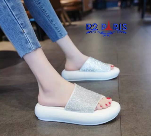 ZPT-Sandal wedges wanita OF-16