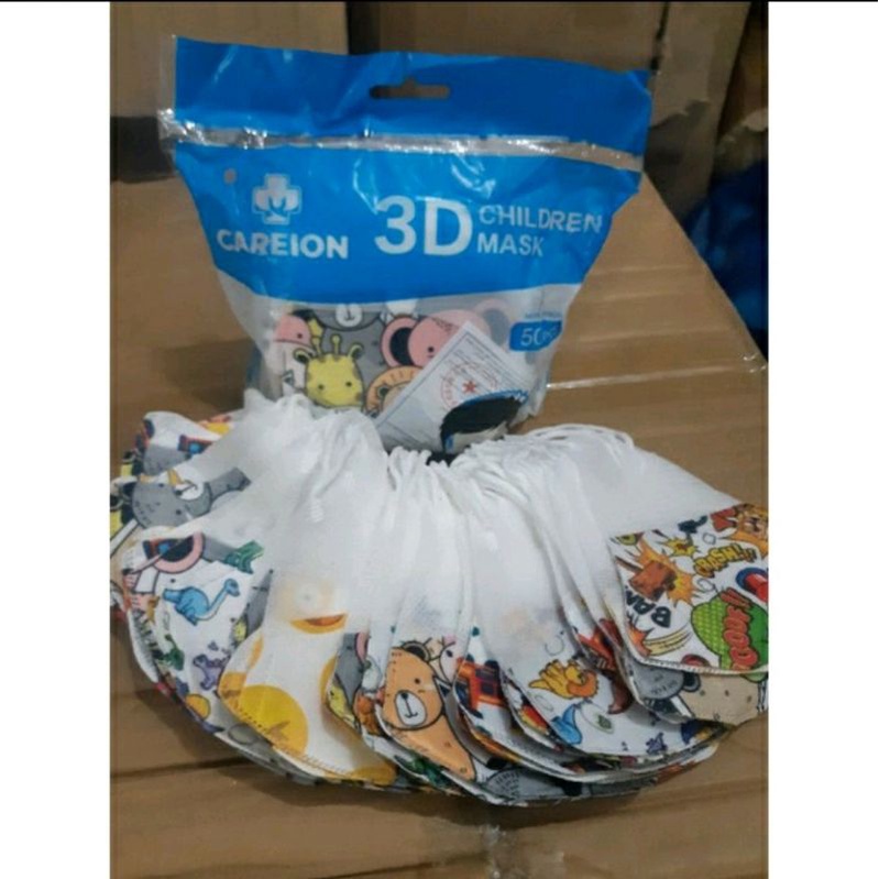 Duckbill Anak Motif isi 50 pcs / Duckbil anak motif mix isi 50