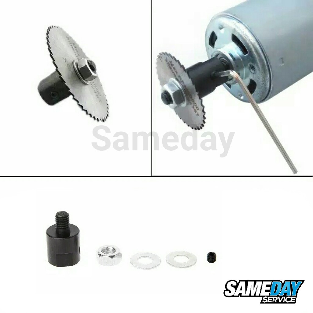 Adapter Mini Gerinda untuk Dinamo As 6mm Converter Motor Coupler Coupling M6x6mm