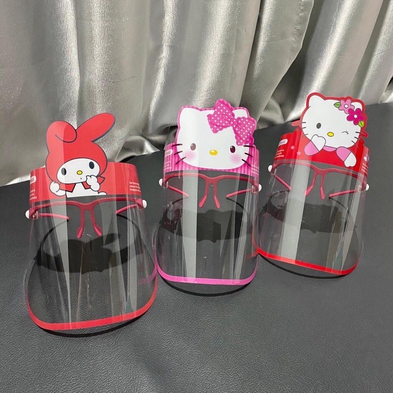 READYSTOK Faceshield Karakter Anak Super Jernih Import 1000%