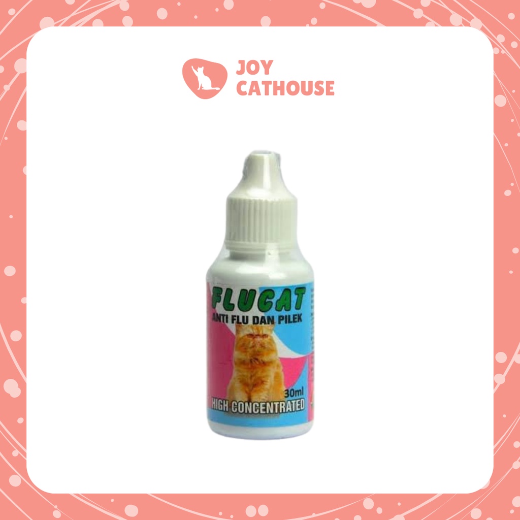 FLUCAT Obat flu dan batuk kucing 30ml | Joy Cathouse