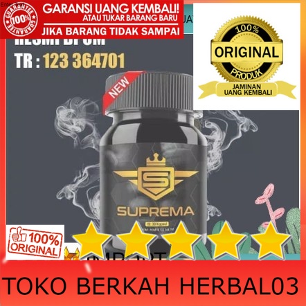 100% ASLI 100% ASLI Niazaraa..store !! Eceran Perkapsul Obat Kuat Herbal Suprema Asli Resmi BPOM Pen