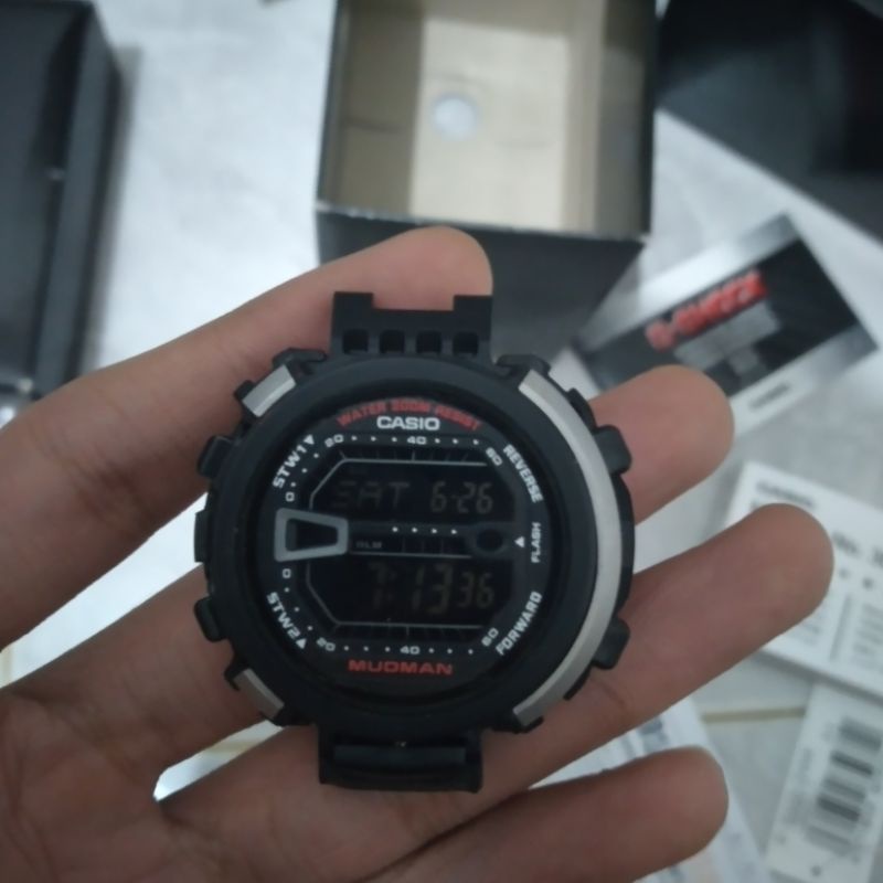 Modul G-Shock or Gshock Mudman G9000 3VDR + Back Bezel + Baut Strap