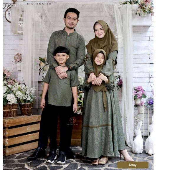 Terbagus.. Sarimbit Lebaran Keluarga Samara Eid Series by Qinara Hijab