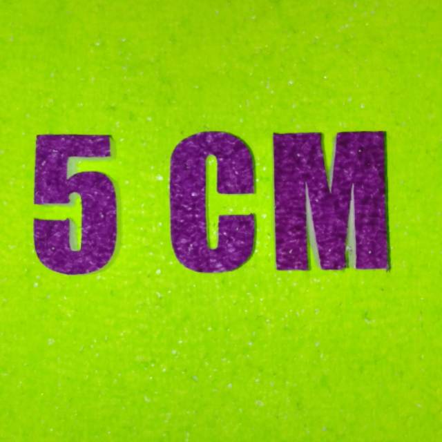 Huruf Gabus 5 cm Impact/Huruf dan Angka Satuan/Murah