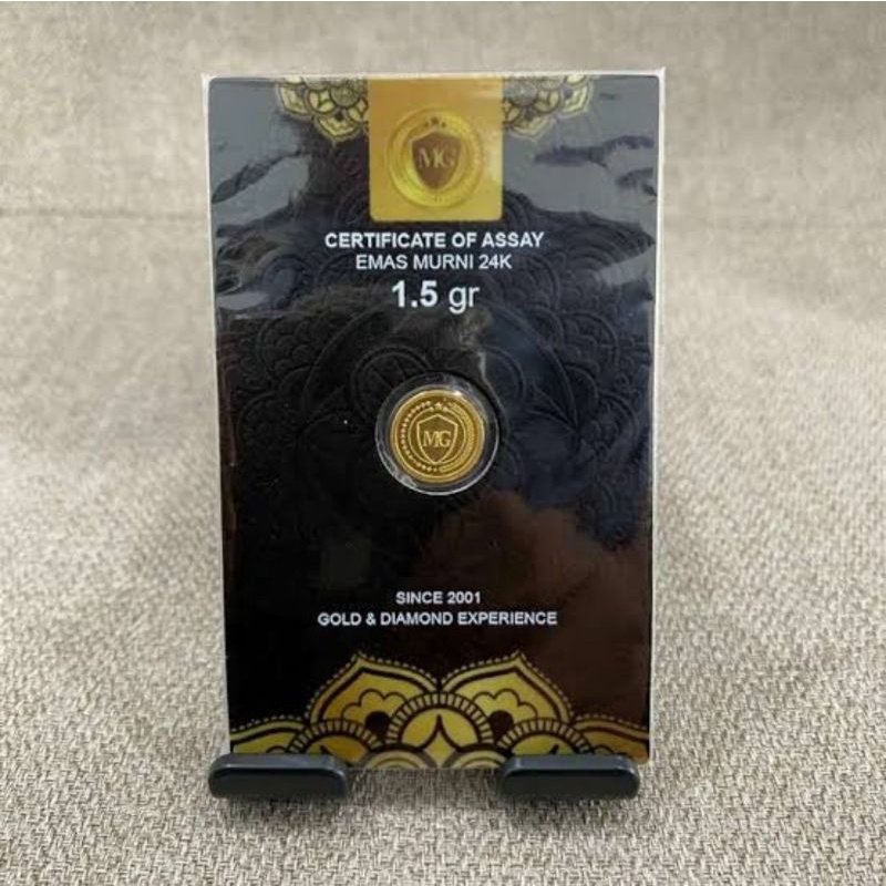 MINIGOLD MINI GOLD 1,5 gram Koin Coin Emas Murni Logam Mulia Nota Sertifikat Resmi Bisa Tukar ANTAM
