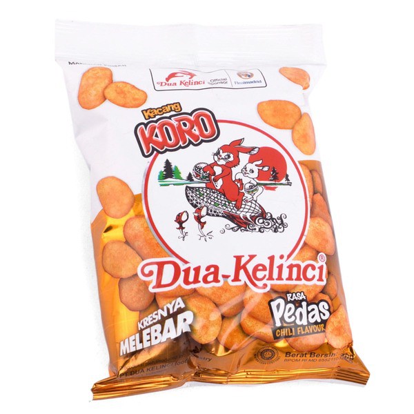 

Dua Kelinci Kacang KORO Pedas 70gr