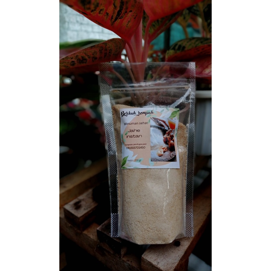 

[GRATIS ONGKIR] JAHE INSTAN BUBUK / BUBUK JAHE INSTAN MURNI ORIGINAL MURAH DAN SEGAR / Bubuk Murni Tanpa Campuran 200Gram
