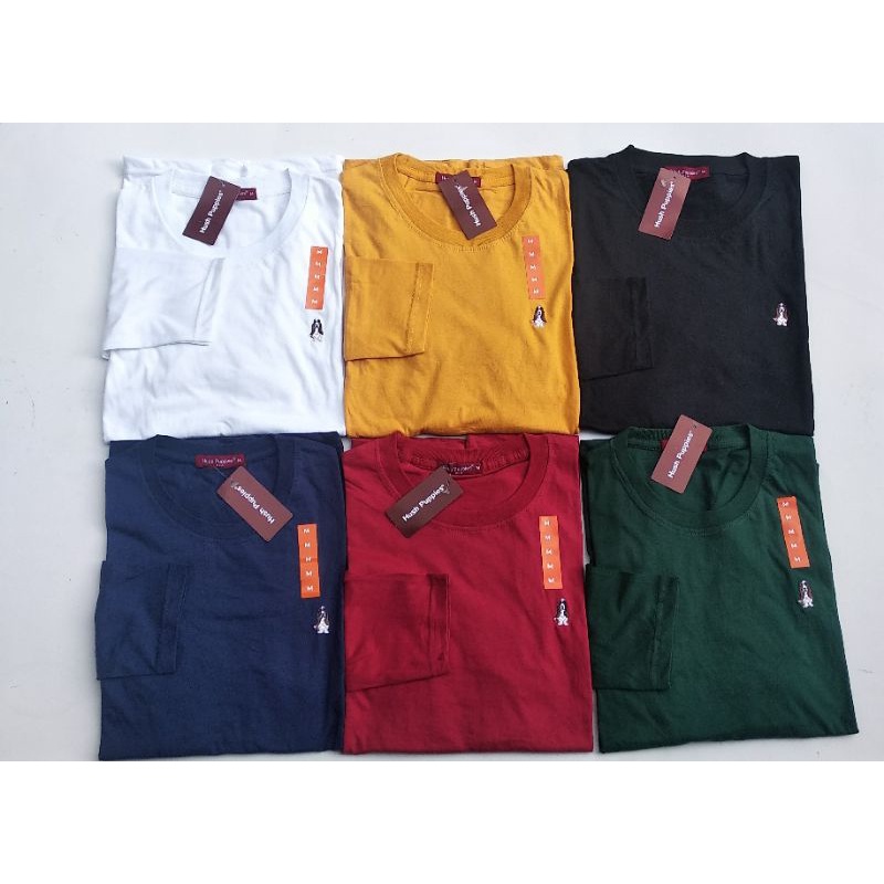 Tshirt panjang hush puppies unisex longsleeve hush puppies kaos pria dan wanita