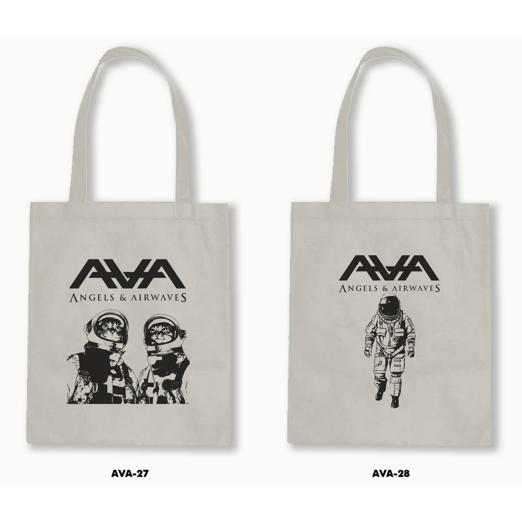 TOTE BAG BLACU - ANGELS AND AIRWAVES 02