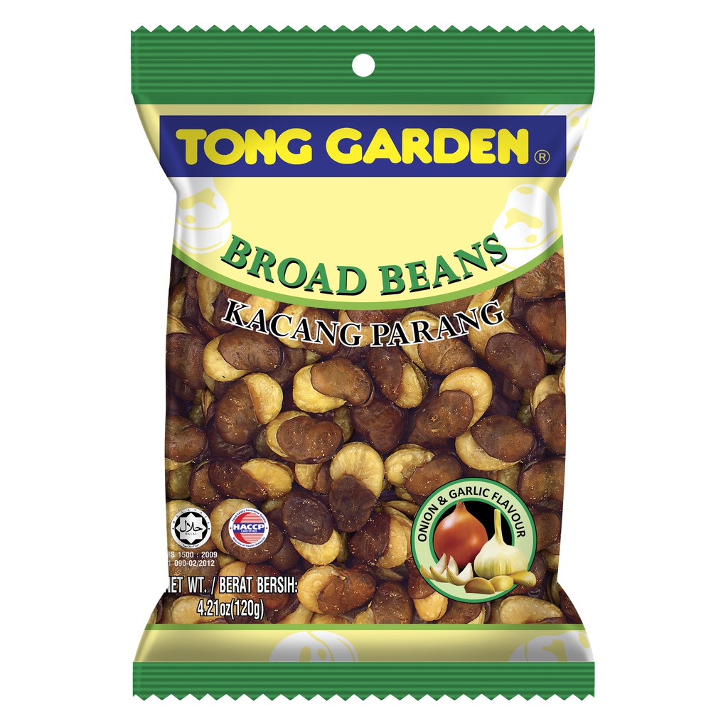 Tong Garden Broad Bean Onion Garlic 120g Kacang Koro Asin 120g