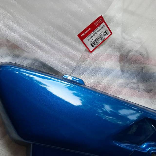 BOK AKI DEK AKI TUTUP AKI ASTREA GRAND IMPRESSA WARNA BIRU CANDY BLUE ORIGINAL AHM KANAN SAJA