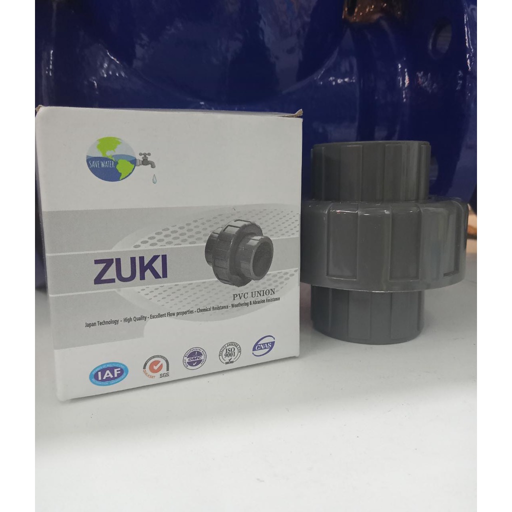 Watermur Polos/Union Valve Pvc Socket 2 1/2&quot; Zuki