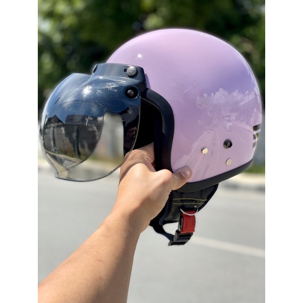 Helm Bogo Dewasa Retro Full Leher Sni