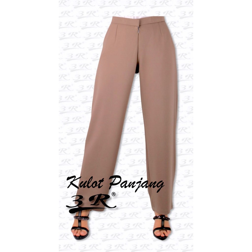 3R Celana Kulot Panjang Wanita Cullote Pants Casual 