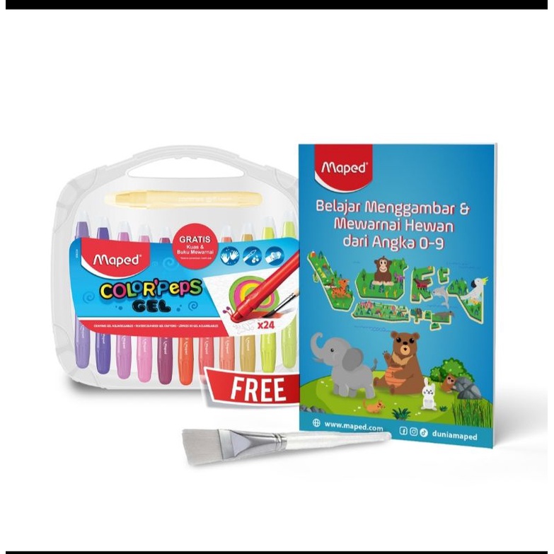 

Maped Gel Crayon 24 warna