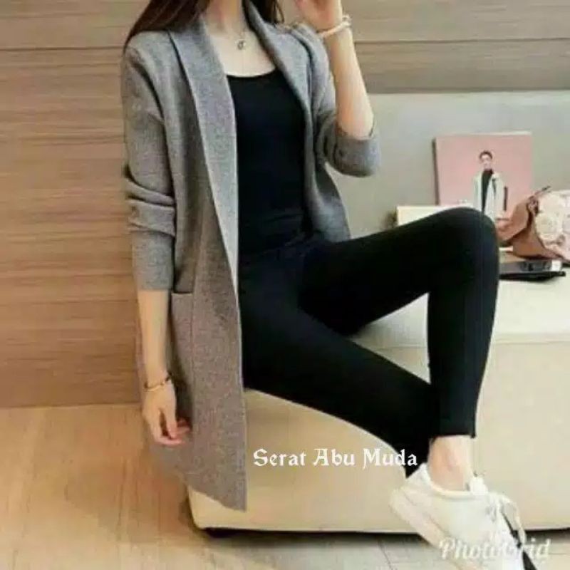 Selvy Cardigan Cardy Wanita Favorit Cewek Outer Ladies